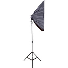 Deyatech Paraflaşh Softbox 5 Duylu 50X70CM Video ve Fotoğarf Çekimleri Süerkli Işık