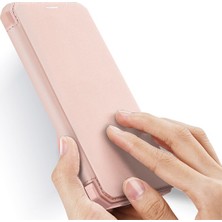 Dux Ducis Apple iPhone 12-12 Pro Kılıf Mıkantıslı Kapaklı  Flip Cover Kılıf Skin x Series Flip Case AL-33931 Pembe