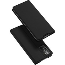 Dux Ducis Sm Galaxy Note 20 Kılıf Kapaklı Flip Cover Kılıf Skin Pro Series Kılıf AL-33937 Siyah