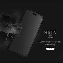 Dux Ducis Apple iPhone 12 Pro Max Kılıf Kapaklı Flip Cover Kılıf Skin Pro Series Kılıf Siyah