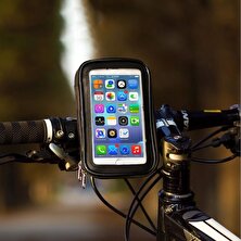 Juo Bisiklet Motosiklet Telefon Tutucu Suya Dayanıklı Large Gidon Bağlantılı