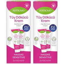 Remove Tüy Dökücü Krem Hassas 100 ml X2 Adet