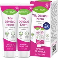 Remove Tüy Dökücü Krem Hassas 100 ml X2 Adet