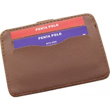 Carlino Penta Polo Carlino Üstten Patlı Mini Kartlık Cüzdan Yan Model