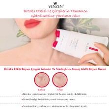 Venzen Botoks Etkili  Boyun Çizgisi Giderici ve Sıkılaştırıcı Masaj Aletli Boyun Kremi - 110 gr