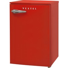 Vestel Mini Buzdolabı Retro SB14001 Kırmızı