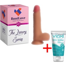 Bonilove The Luxury Series 20 cm Çift Katman Ekstra Yumuşak Realistik Penis+Jel