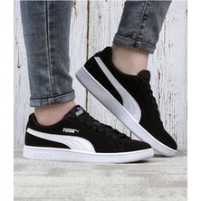 Puma Smash V2 364989 01 Unisex Sneaker Ayakkabı Siyah-Beyaz 36-45