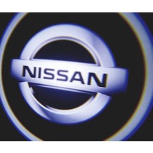 10oto Nissan Pilli Mesafe Sensörlü Kapı Altı Logo Yapıştırmalı