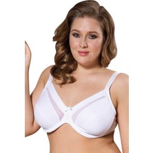 Anıl - Tül Detaylı Pamuklu Minimizer Sütyen 3702