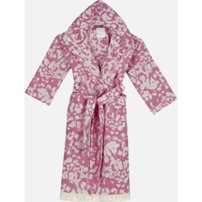 Miespiga Peştemal Bornoz Çocuk Çiçekli