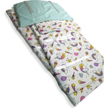 Bebek Özel Bebek Çocuk Beşik Kenar Koruma (4 Parça) Unicorn/mint Yeşili