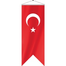 Lissa Butik Alpaka  Kırlangıç Türk Bayrağı 50 x 150