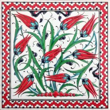 Can Seramik - 20*20 Cm. El Yapımı Kütahya Çinisi