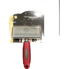 Lion Pet Kedi ve Köpek Tarak Boncuk Uçlu L Kırmızı Ölçü 12*6cm