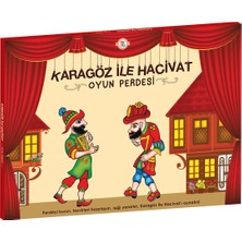 Tes Karagöz ile Hacivat Oyun Perdesi 38X28 cm