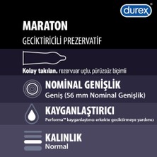 Durex Maraton 20'li Geciktiricili Prezervatif