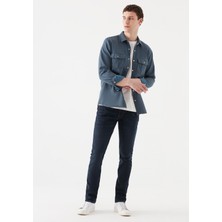 Mavi Erkek KVNÇ Serisi Gece Mavi 90s Urban Black Jean Pantolon 001070-32115