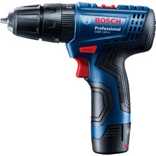 BOSCH GSB 120-Li Akülü Vidalama Şarjlı Matkap 12V 2Ah Çift Akülü + 23 Parça Matkap Ucu Vidalama Ucu Seti