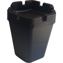 TEKNO İSTANBUL Yuvarlak- Kokusuz- Yanmayan Küllük / Söndürmeden At Kül Tablası