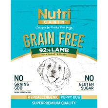 Nutri Canin 400GR %92 Kuzu Etli Tahılsız Yavru Köpek Maması