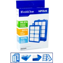 Pro Fresh & Clean Philips Fc 9912 Marathon Ultimate Uyumlu Ön ve Arka Hepa Filtre Seti