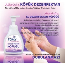 Fomy Köpük Dezenfektan Alkolsüz El ve Cilt Dezenfektan Köpüğü 500 ml