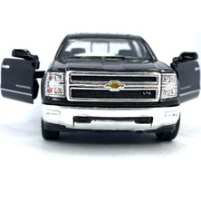 Kinsmart 2014 Chevrolet Silverado Çek Bırak 5inch. Lisanslı Model Araba, Oyuncak Araba 1:46