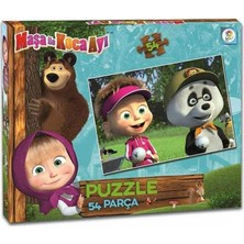 Laço Maşa ile Koca Ayı 54 Parça Çocuk Puzzle