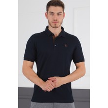 T8581 Dewberry Erkek T-Shirt-Lacivert