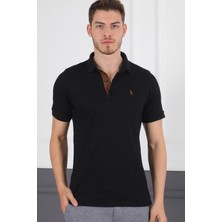 T8581 Dewberry Erkek T-Shirt-Siyah