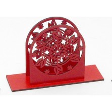 1 Fark Ahşap Kartanesi Peçetelik