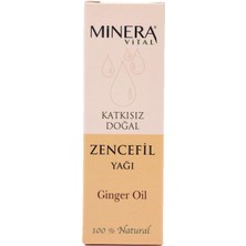 Minera Vital Zencefil Yağı 20 ml Katkısız Içilebilir & Sürülebilir