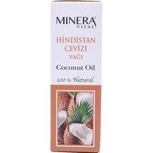 Minera Vital Hindistan Cevizi Yağı 20 ml Katkısız Içilebilir & Sürülebilir