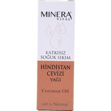 Minera Vital Hindistan Cevizi Yağı 20 ml Katkısız Içilebilir & Sürülebilir