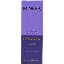 Minera Vital Lavanta Yağı 20 ml Katkısız Içilebilir & Sürülebilir