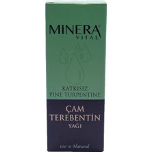 Minera Vital Çam Terebentin Yağı 50 ml Katkısız Sürülebilir