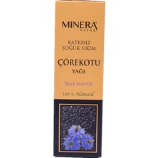 Minera Vital Çörekotu Yağı 50 ml Katkısız Içilebilir Sürülebilir