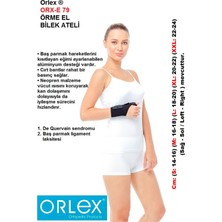 Orlex ® Orx-E 79 Örme El Bilek Ateli ( Sol )