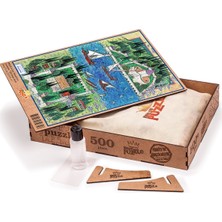 King Of Puzzle Türkiye Minyatürleri - Çanakkale - Nusret Çolpan Ahşap Puzzle 500 Parça