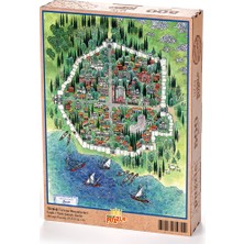 King Of Puzzle Türkiye Minyatürleri - Iznik - Nusret Çolpan Ahşap Puzzle 500 Parça