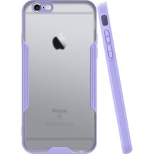 Caseart Apple iPhone 6s Kılıf Kamera Korumalı Colorful Kapak - Lila