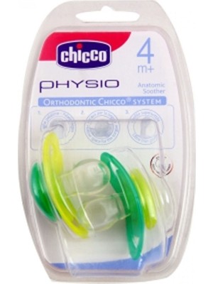 Chicco Physio Silikon 2'li Yalancı Emzik (4 Ay+)