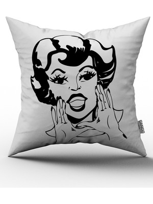 Cango Home Çift Tarafı Baskılı Özel Tasarım Yastık Kırlent Kılıfı 770-CT