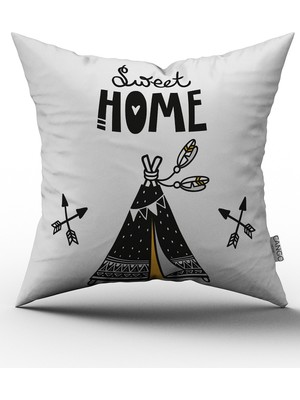 Cango Home Çift Tarafı Baskılı Kırlent Yastık Kılıfı CGH093-CT