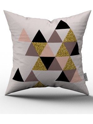 Cango Home Çift Tarafı Baskılı Kırlent Yastık Kılıfı CGH104-CT