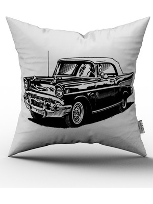 Cango Home Çift Tarafı Baskılı Özel Tasarım Yastık Kırlent Kılıfı 720-CT