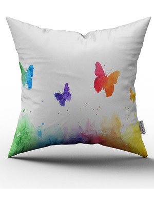 Cango Home Çift Tarafı Baskılı Özel Tasarım Yastık Kırlent Kılıfı 731-CT