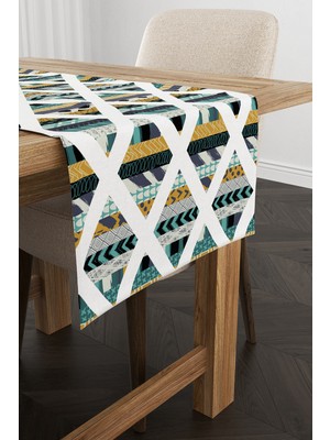 Cango Home Dekoratif Dijital Baskılı Runner CGH109-RN