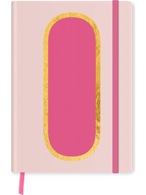 FAbooks Monogram Harf Baskılı Defter: O